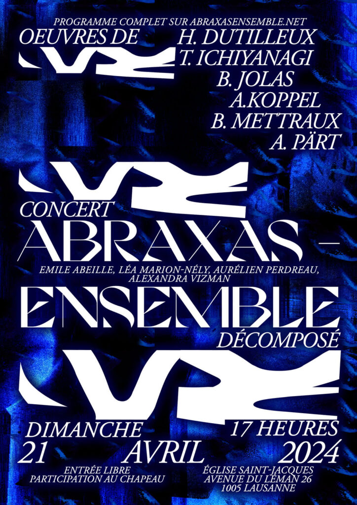 Abraxas décomposé 3 - Lausanne
