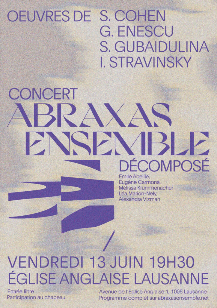 Abraxas décomposé 4 - Lausanne
